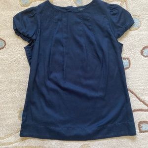 Banana Republic Navy Blue Blouse Size XSP